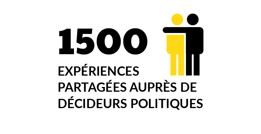 1500 histoires personnelles de cancer partagées avec les décideurs politiques