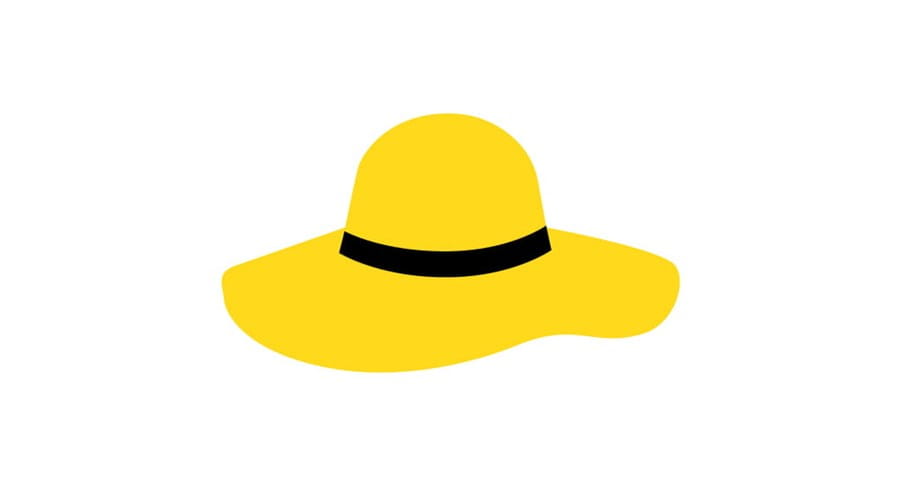 Grand chapeau de soleil