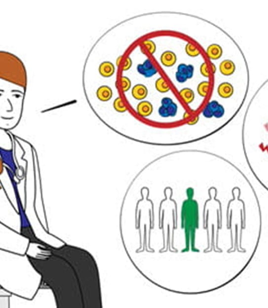 Woman sitting on a chair explaining Palliative care